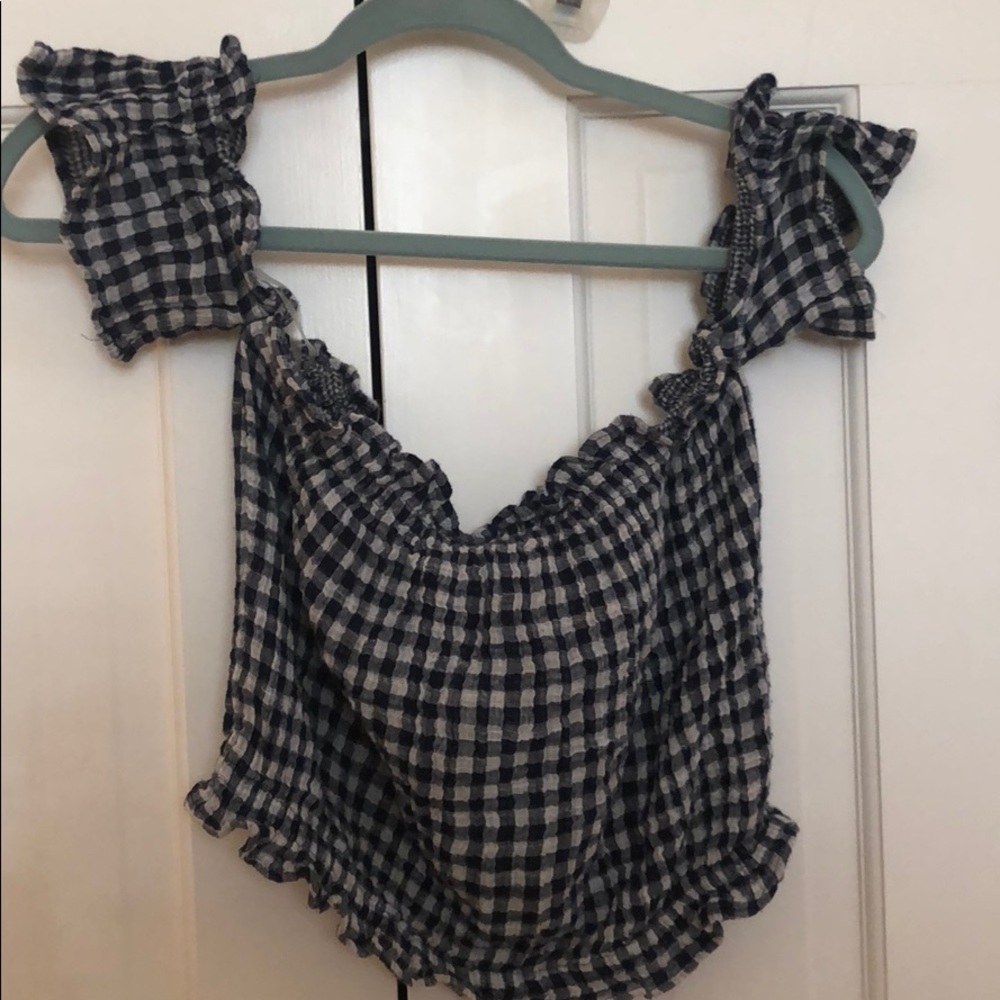 Off the Shoulder American Eagle Crop Top